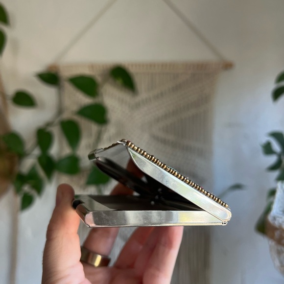 Handcrafted Beaded Boho Turquoise Business Card Holder Wallet Case - Picture 4 of 8